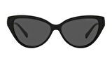 EMPORIO ARMANI  4192 5017/87 57  Kadın SİYAH Çekik Çerçeve Güneş Gözlüğü