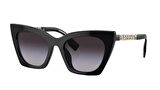BURBERRY  4372U 30018G 52  Kadın SİYAH Çekik Çerçeve Güneş Gözlüğü