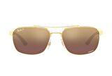 Ray-Ban RB3701 001/6B 59 Chromance Polarize Erkek Güneş Gözlüğü