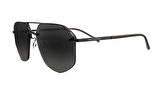 EMPORIO ARMANI  2132 3001/87 59  Erkek SİYAH Geometrik Çerçeve Güneş Gözlüğü