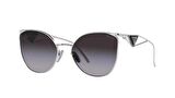 PRADA  50ZS 1BC09S 59  Kadın GÜMÜŞ Çekik Çerçeve Güneş Gözlüğü