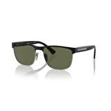 Prada PR 66ZS YDC03R 58 Polarize Erkek Füme Güneş Gözlüğü