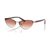 AEX 2049S 610313 58 Kadın Cat Eye Rose Gold Metal Güneş Gözlüğü
