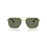 Vogue VO 4289S 2809A 59 Polarize Erkek Geometrik Gold Metal Güneş Gözlüğü 