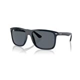 Ray-Ban RB 4547 6717R5 60 Unisex Kare Lacivert Kemik Güneş Gözlüğü