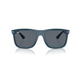 Ray-Ban RB 4547 6717R5 60 Unisex Kare Lacivert Kemik Güneş Gözlüğü