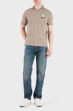 Emporio Armani Pamuklu Straight Fit Normal Bel Jeans Erkek KOT PANTOLON EM000763 AF25398 MB002 LACİVERT
