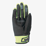 OJ LEVER SİYAH/SARI KORUMALI MOTOSİKLET ELDİVENİ S