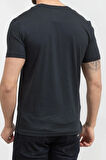 Bisiklet Yaka Erkek T-Shirt-Mavi | XL