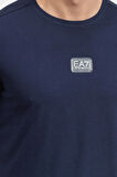 Bisiklet Yaka Erkek T-Shirt-Mavi | XL