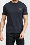Erkek Bisiklet Yaka T-Shirt - Mavi | S