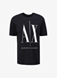 Armani Exchange Bisiklet Yaka Baskılı Lacivert Erkek T-Shirt 8NZTPQ ZJH4Z 1510