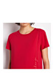 Kadın Bisiklet Yaka T-Shirt | XS