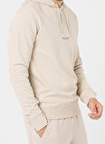 Armani Exchange Kapüşon Yaka Krem Erkek Sweatshırt 8NZM94 1934 SILVER LINING