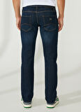 Normal Bel Normal Koyu Mavi Erkek Denim Pantolon 8NZJ13 1500-INDIGO DENIM