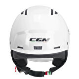CGM 116A AIR Açık Kask BEYAZ Uzun Vizör+Güneş Vizörlü -S