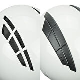CGM 116A AIR Açık Kask BEYAZ Uzun Vizör+Güneş Vizörlü -S