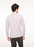 İce Play Bisiklet Yaka Normal Emprime Gri Erkek Kazak 23IU1M0A0019002_MAGLIA GIROCOLLO