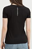 EA7 Kadın Bisiklet Yaka T-Shirt