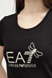 EA7 Kadın Bisiklet Yaka T-Shirt