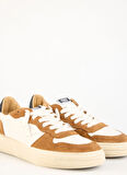 4B12 Beyaz - Kahverengi Erkek Sneaker HYPER