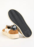 4B12 Beyaz - Kahverengi Erkek Sneaker HYPER
