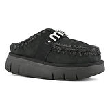 Kadın Terlik/ Panduf ( Ev ) MU.FW531001A BKBK Mou Bounce clog metal logo Black