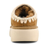 MU.FW531009A Kadın Terlik/ Panduf ( Ev ) MU.FW531001A COG Mou Bounce clog metal logo Cognac