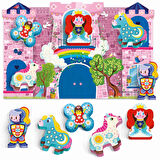 Headu Montessori First Puzzle The Unicorn Wood (2-5 Yaş)