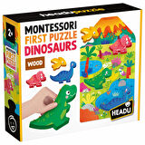 Headu Montessori My First Puzzle Dinosaurs