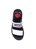 Love Moschino Beyaz - Siyah Kadın Sandalet JA16033G0M