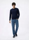 Blauer Lacivert Erkek Standart Kazak 25WBLUM01283-888 COURT