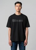 Blauer Siyah Erkek Slim Fit Logo Baskılı T-Shirt 26SBLUH02287-999 BOURN
