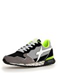 W6YZ Gri Erkek Süet + Tekstil Sneaker JET-M.