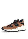 Flower Mountain Kahve Erkek Nubuk + PU Sneaker TIGER HILL UNI