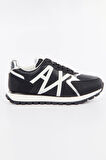 Kadın Armani Exchange Sneaker Ayakkabı - Siyah Beyaz  | 39