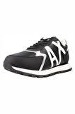 Kadın Armani Exchange Sneaker Ayakkabı - Siyah Beyaz  | 39