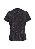 Pinko Bisiklet Yaka Düz Siyah Kadın T-Shirt 100535