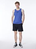 EA7 Bisiklet Yaka Mavi Erkek T-Shirt 3DPH06PJ02Z