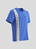 Kappa 341E78Wal3 M 222Banda Ecop Bisiklet Yaka   Regular Fit Düz Mavi Erkek T-Shirt