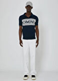 John Richmond Lacivert Erkek Polo T-Shirt UMP24216PO