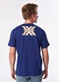 John Richmond Bisiklet Yaka Mavi Erkek T-Shirt UMP24013TS