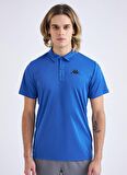 Kappa Polo Yaka Düz Mavi Erkek T-Shirt 331D53WH03 M KOMBAT POLY POLO