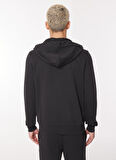 K-Way Kapüşon Yaka Siyah Erkek Sweatshırt K4123CW_ANTHONY
