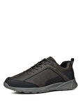 Geox Koyu Kahve - Siyah Erkek Sneaker U SANZIO C - NBK SYNT.LEA