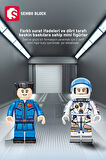 Sembo Block Long March 2F Uzay Aracı 904 Parça yapı blokları Lego ile uyumlu (203304)