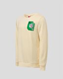 Kappa Authentic Graphik Vanes TK Erkek Bej Sweatshirt 371I77W057-K