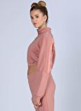 Kappa Kapüşon Yaka Kahve Kadın Sweatshırt 351H64W 222 BANDA 10 LIMIT TK