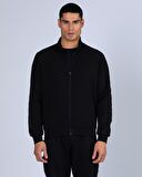 Kappa Siyah Erkek Zip Ceket 371I61W LOGO BILLY TK