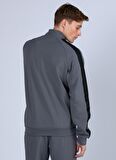 Kappa Gri Erkek Zip Ceket 371I61W LOGO BILLY TK